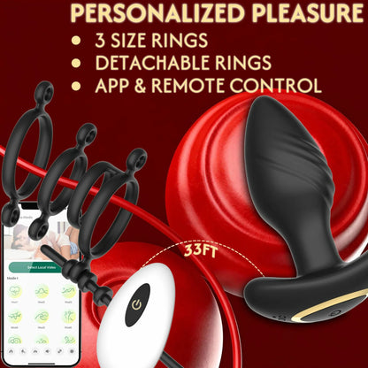 SwivelPulse App Prostate Massager