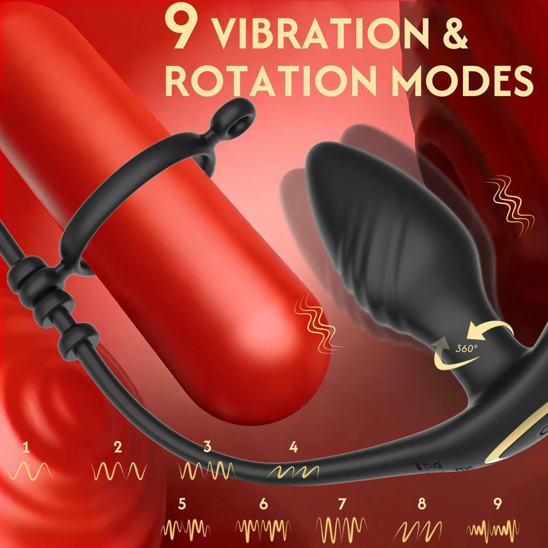 SwivelPulse App Prostate Massager