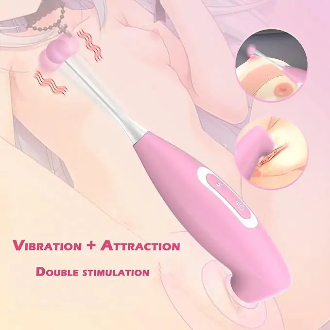 Tip Vibrator Dual Stimulation With Clit Sucking