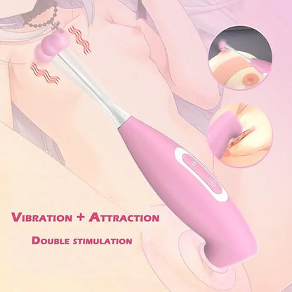 Tip Vibrator Dual Stimulation With Clit Sucking