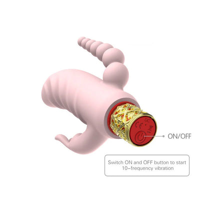 Triple Stimulater Clitoral G-Spot Anus Vibrator