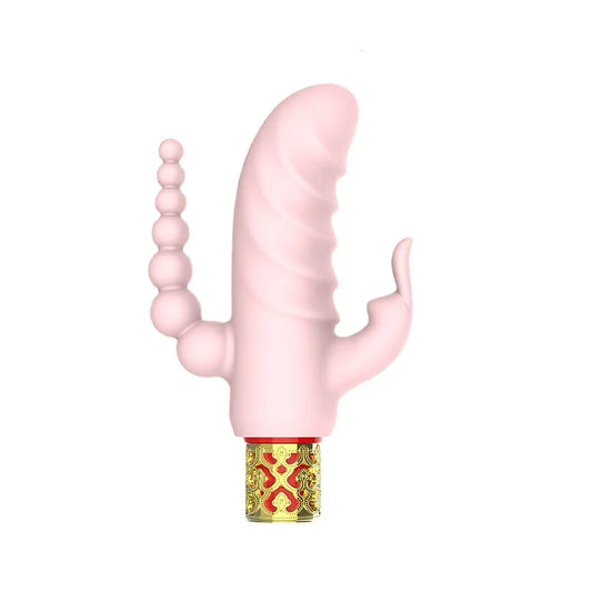 Triple Stimulater Clitoral G-Spot Anus Vibrator