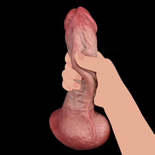 Triple Density Silicone Dildo 7.3 Inches