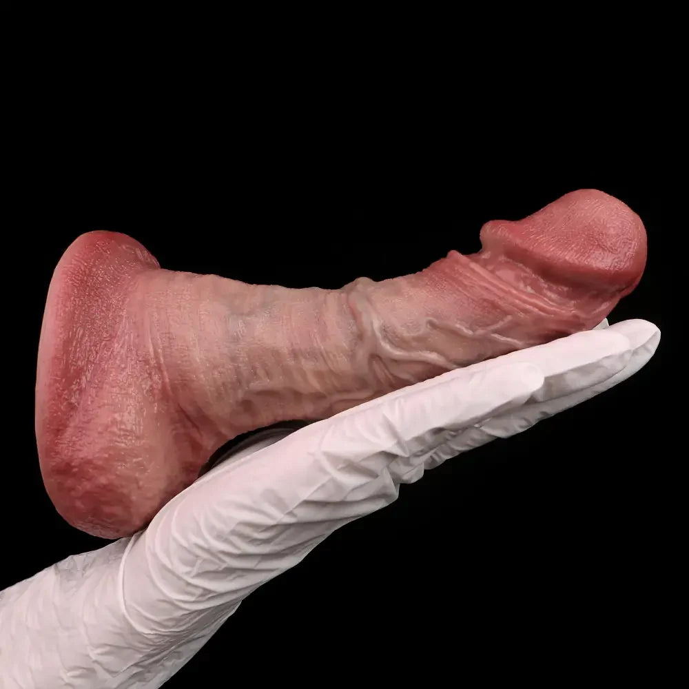Triple Density Silicone Dildo 7.3 Inches