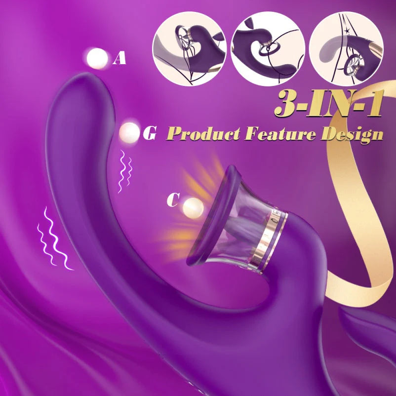 Tripple Fun 3-In-1 Vibrator Wand