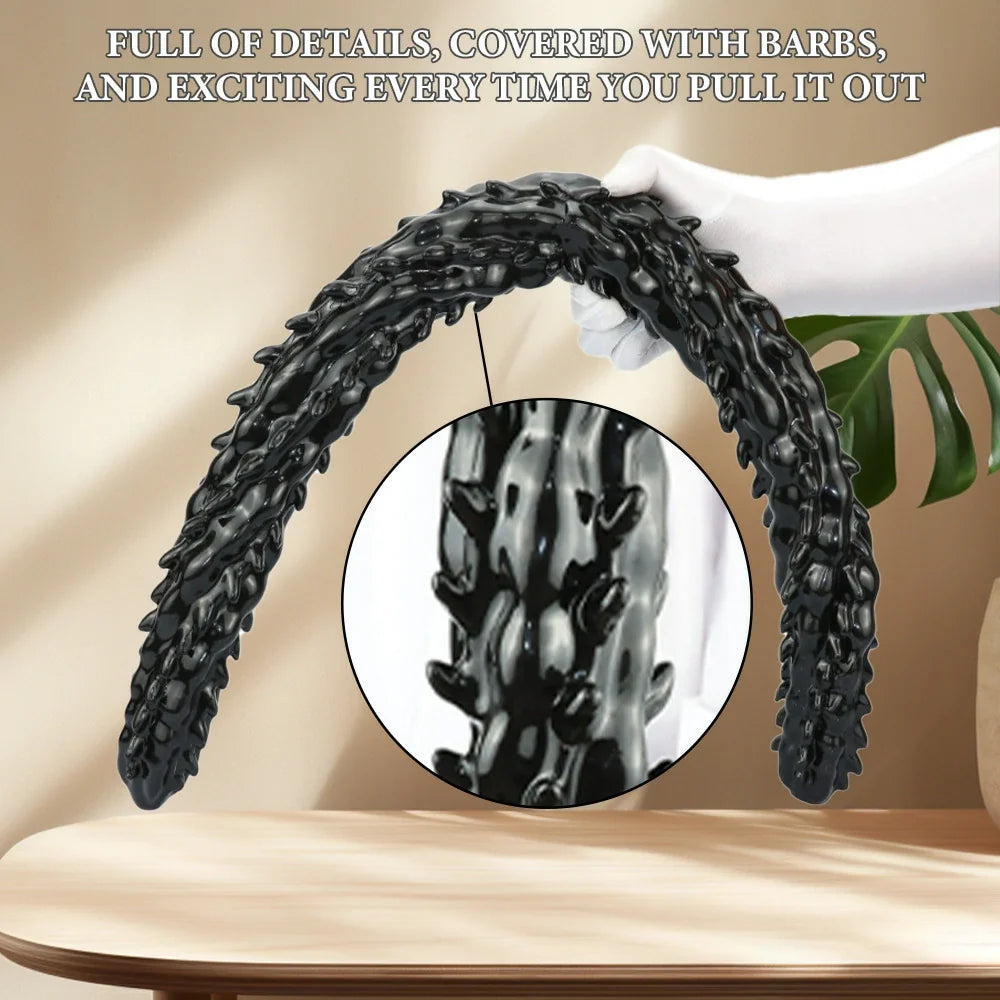Twin Thorn – Extra-Long Double-Ended Dildo with Barbed Texture