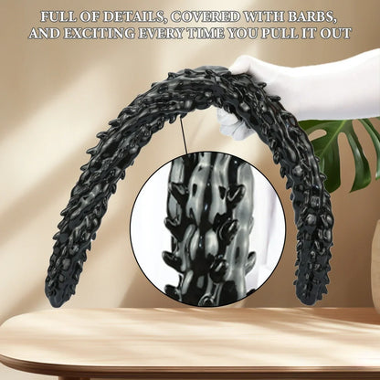 Twin Thorn – Extra-Long Double-Ended Dildo with Barbed Texture