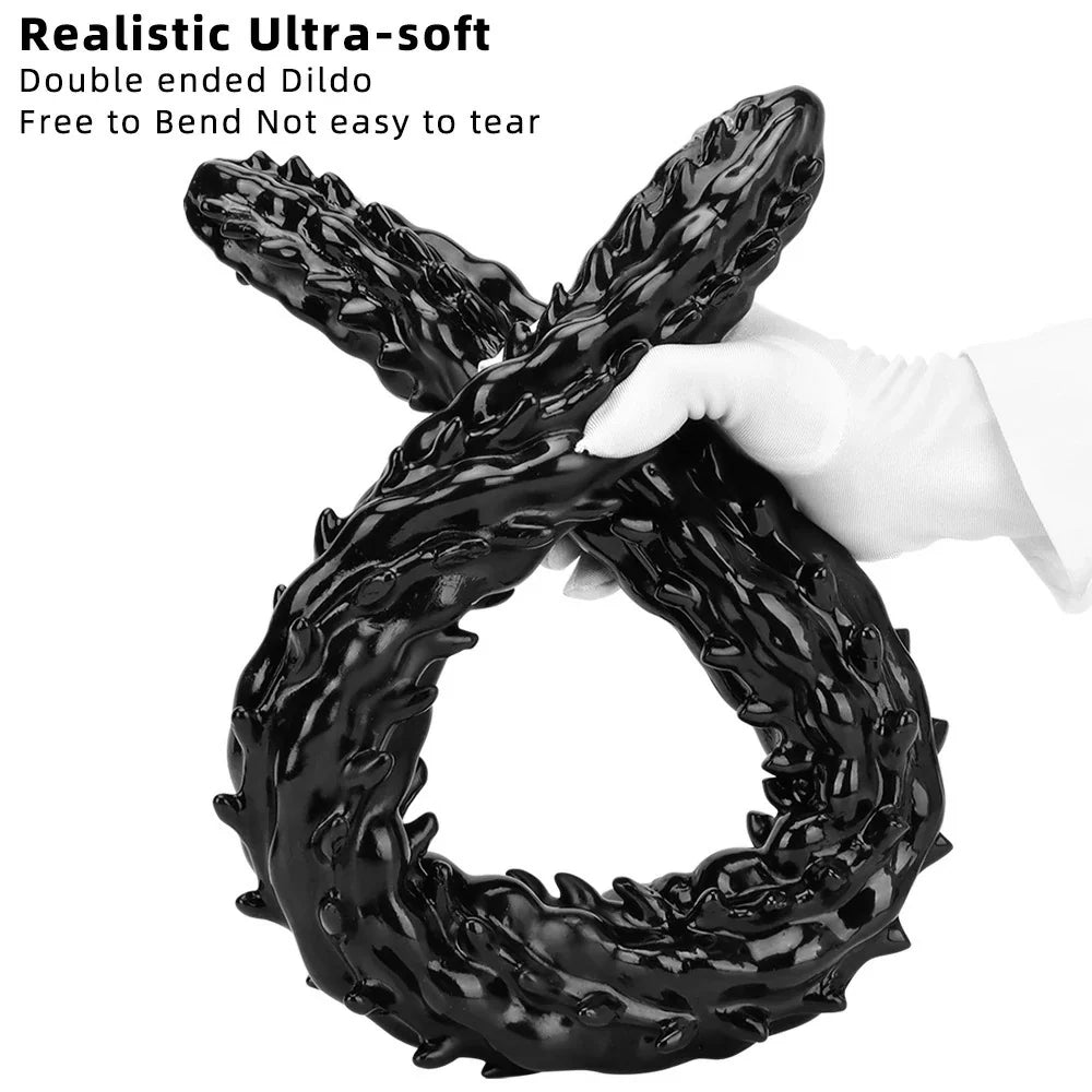 Twin Thorn – Extra-Long Double-Ended Dildo with Barbed Texture