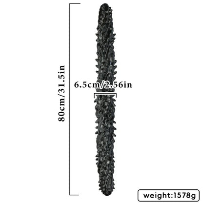 Twin Thorn – Extra-Long Double-Ended Dildo with Barbed Texture