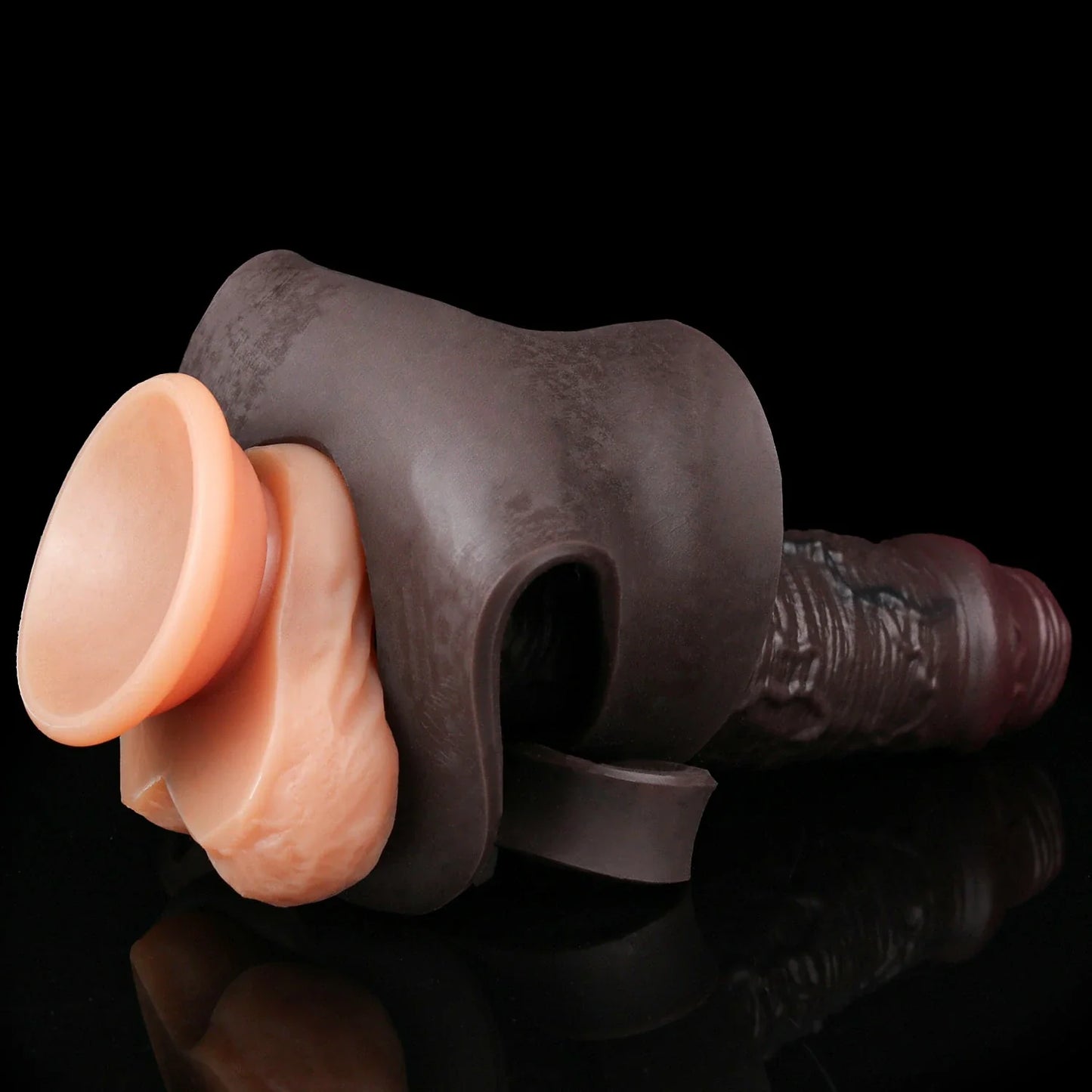 Ultra-Realistic Hollow Wearable Dildo Harness