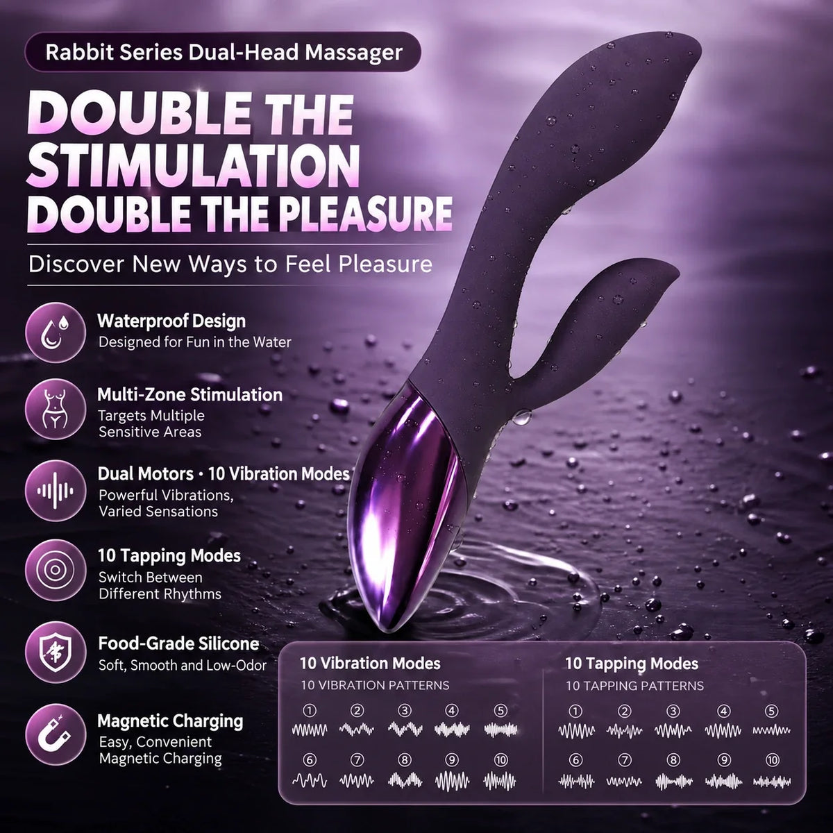Velvet Duo – Dual Stimulation Rabbit Vibrator