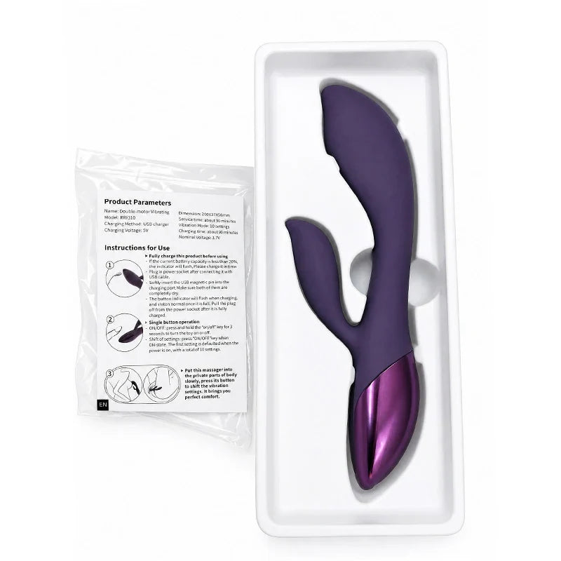 Velvet Duo – Dual Stimulation Rabbit Vibrator