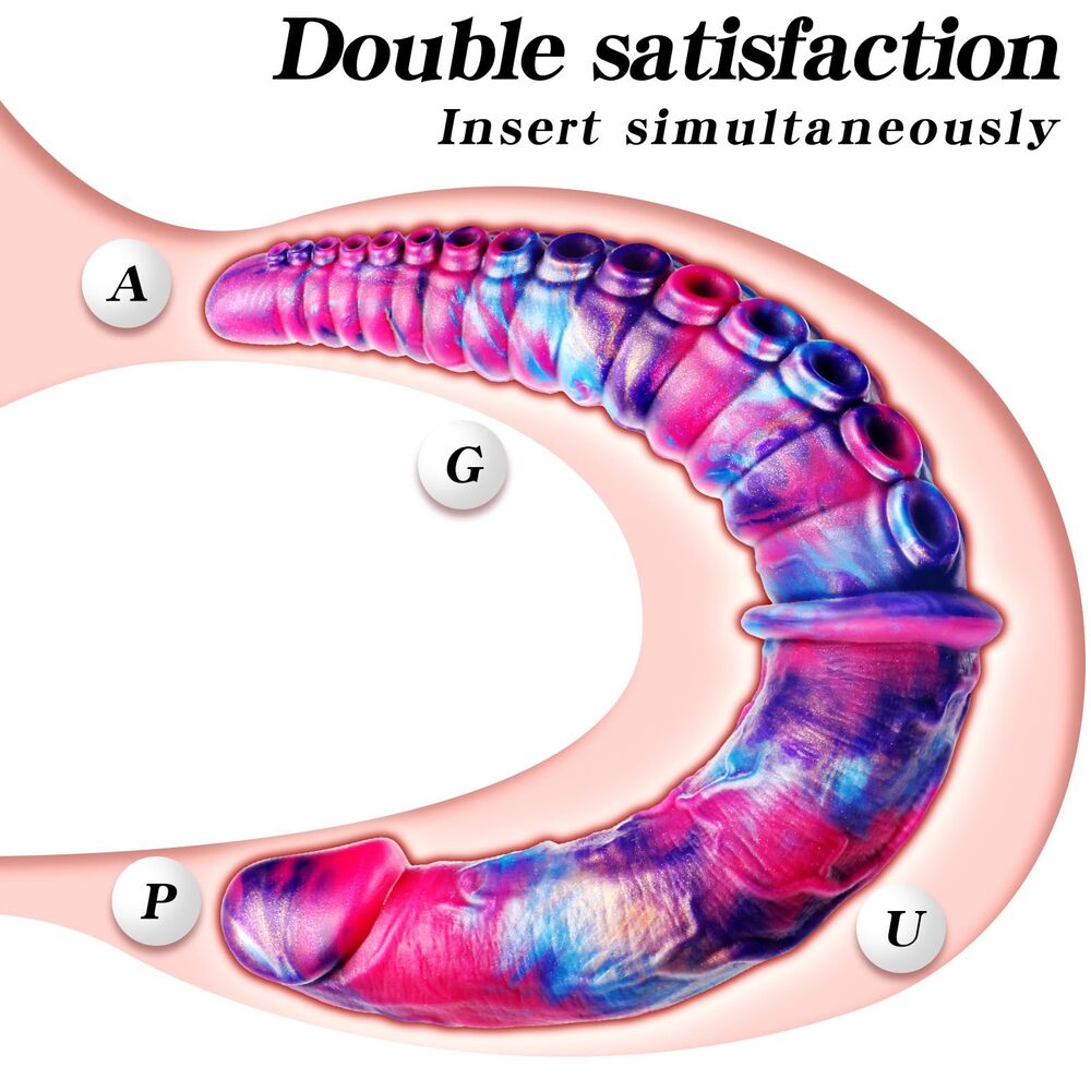 Octopus Tentacle – Double-Ended Textured Anal Dildo