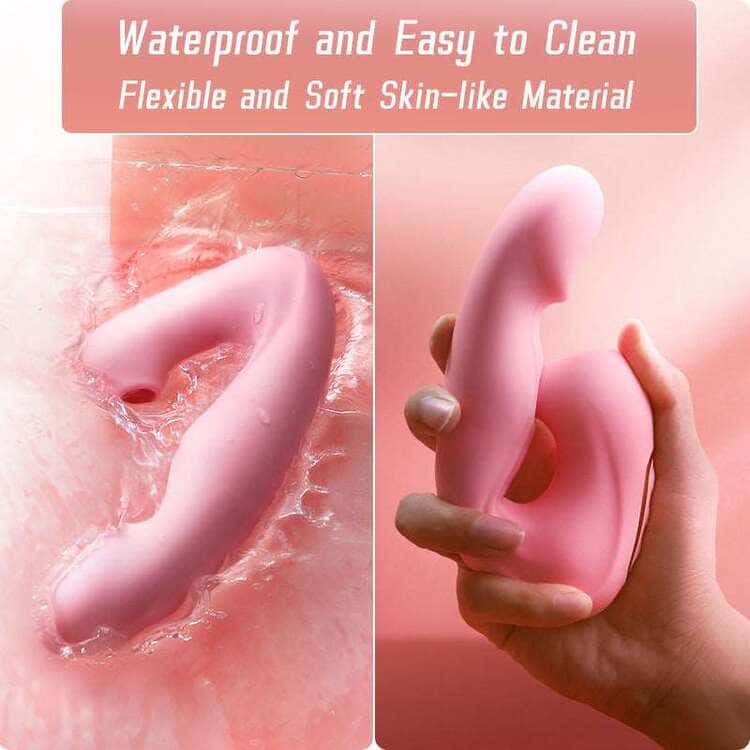 Finger-Shaped Suction G-Spot Vibrator