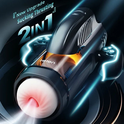 XS9 High-end Stroker 10 Sucking Thrusting 5 Speeds Heating Masturbator