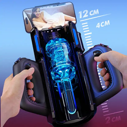 XT5 Auto Quickshot Stroker With 2 Sleeves 10 Modes & 10 Speeds