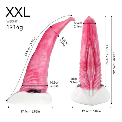 Fantasy Whale Tentacle Dildos Butt Plug - Realistic Monsterdildo Masturbator Female Sex Toy