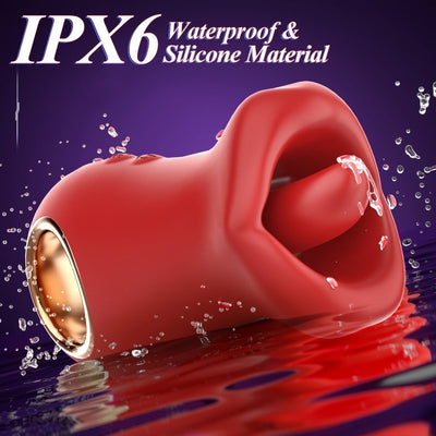 Lips Sex Toy Realistic Tongue Vibrators