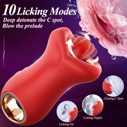 Lips Sex Toy Realistic Tongue Vibrators