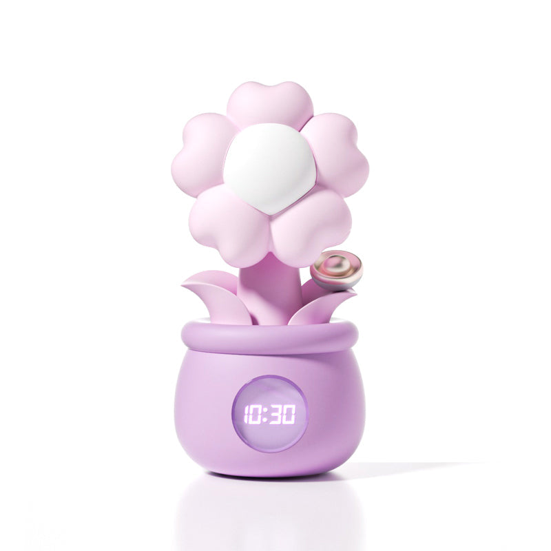 ZEMALIA Flower Clock 2-in-1 Sucking & Thrusting Vibrator Set