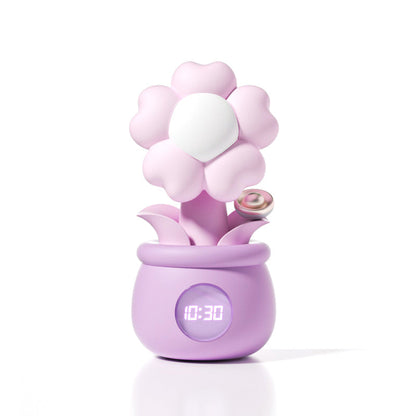 ZEMALIA Flower Clock 2-in-1 Sucking & Thrusting Vibrator Set