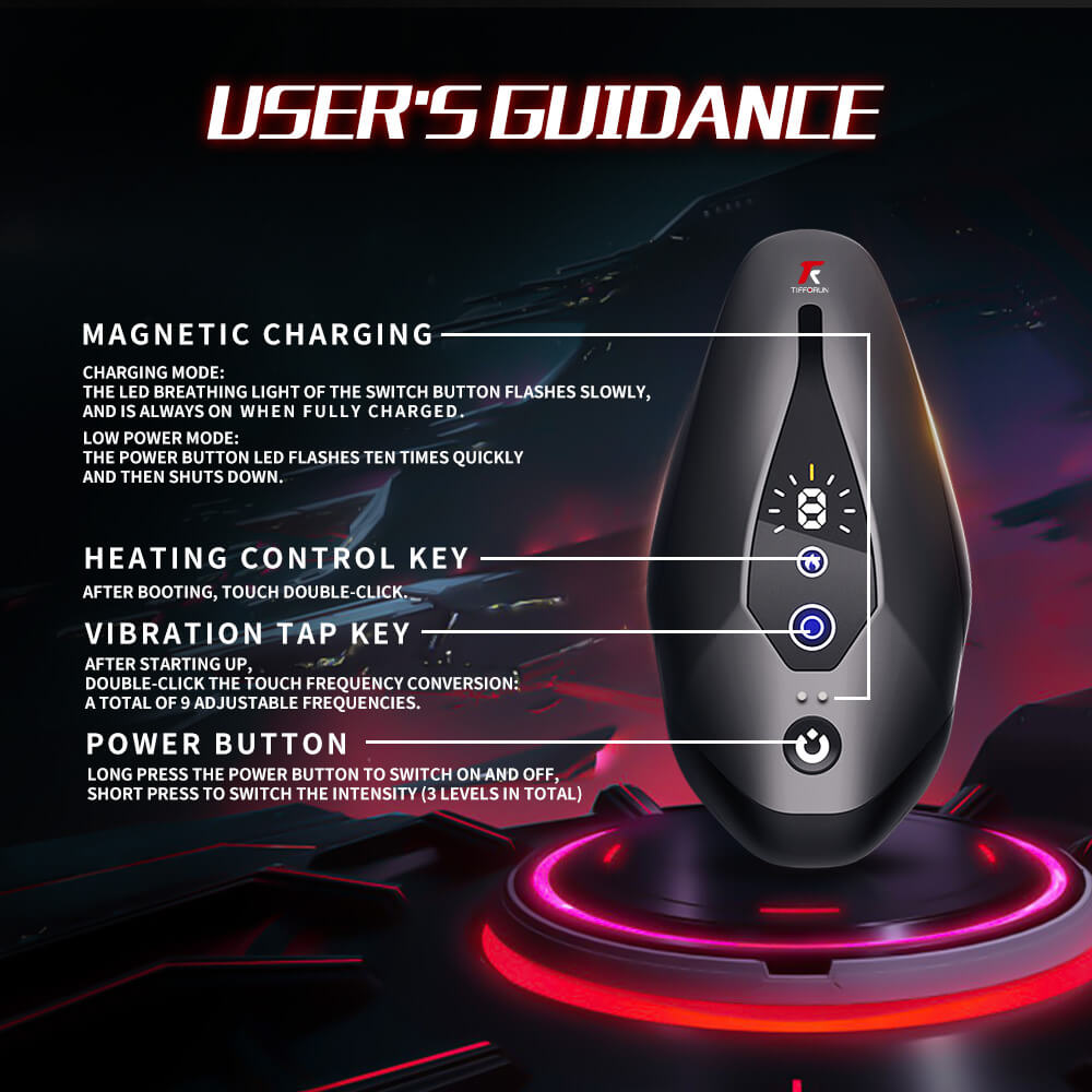 Black Eagle – Heated Vibrating Male Masturbator
