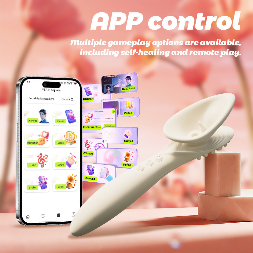 YEAIN 2 App-Controlled Clit Sucking & G-Spot Vibrator