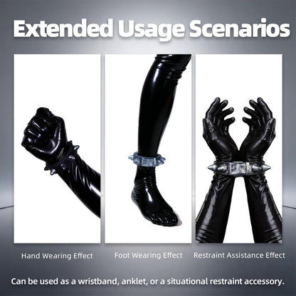 Wolf-Fang Cock Ring Set – Premium Platinum Silicone | 4 Sizes | Dark Series