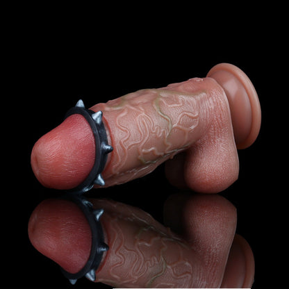 Wolf-Fang Cock Ring Set – Premium Platinum Silicone | 4 Sizes | Dark Series