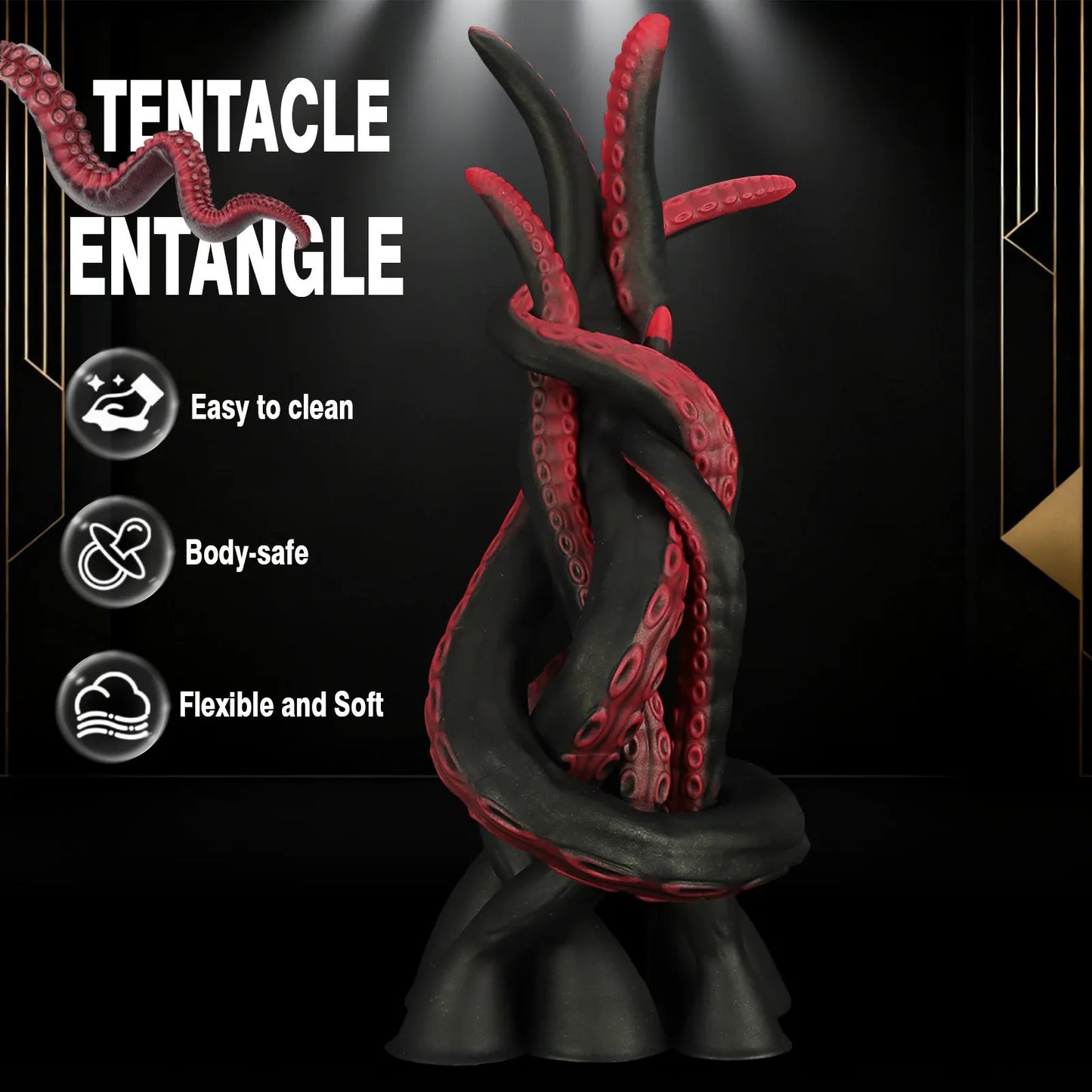 Deep Realm  Extra-Long Spiral Suction Dildo