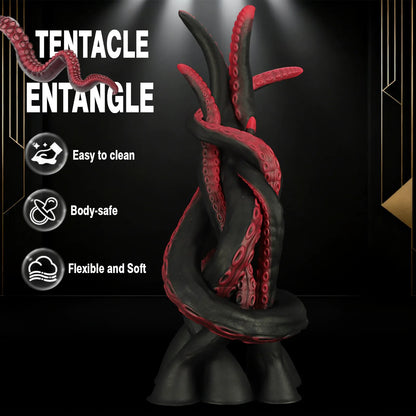 Deep Realm  Extra-Long Spiral Suction Dildo