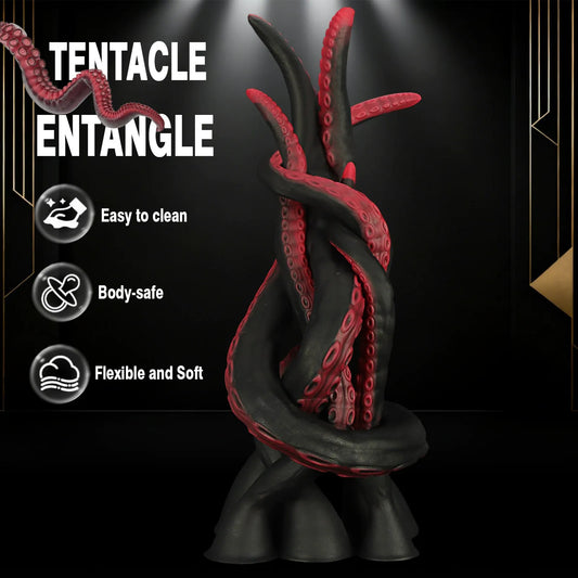 Deep Realm  Extra-Long Spiral Suction Dildo