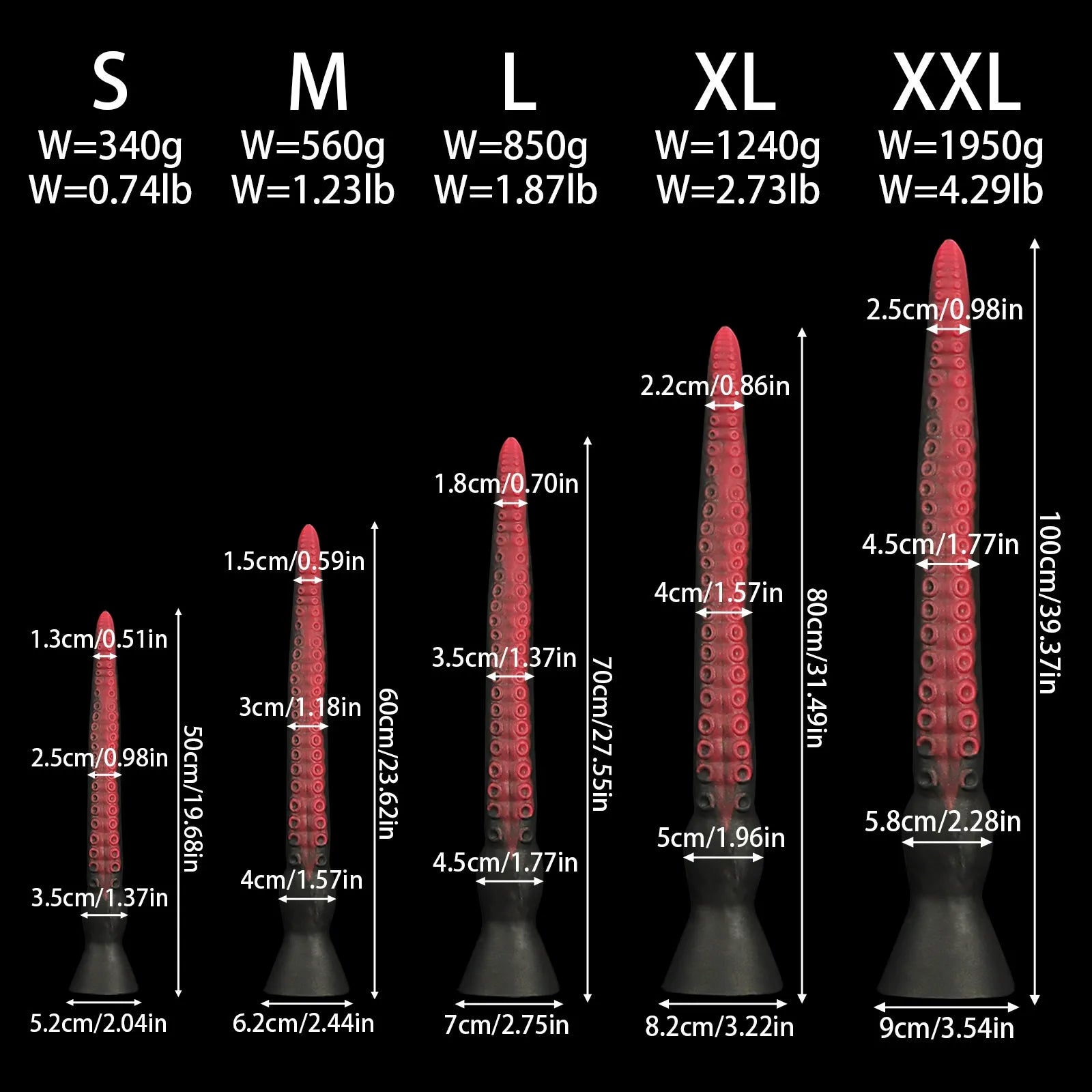 Deep Realm  Extra-Long Spiral Suction Dildo