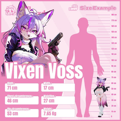 Vixen Voss: Premium Fox Girl Furry Sex Doll (Medical Silicone)