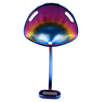 The Rainbow Shell Chastity Set (Red Harness Edition)