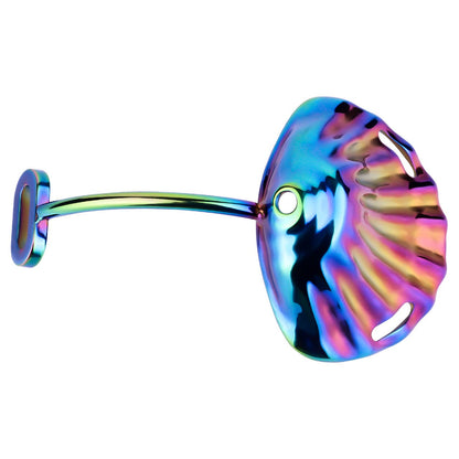 The Rainbow Shell Chastity Set (Red Harness Edition)