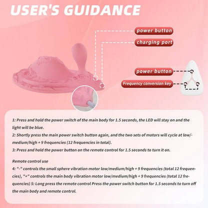 Phoenix Grinding Pad Sex Toy With Remote