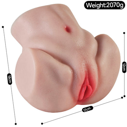 Xinghaoya Silicone Fake Ass Toy - Ultra Realistic Dual Tunnel Design for Premium Male Solo Play