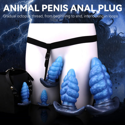 Octopus Butt Plug - Anchor-Base Strap-On Design
