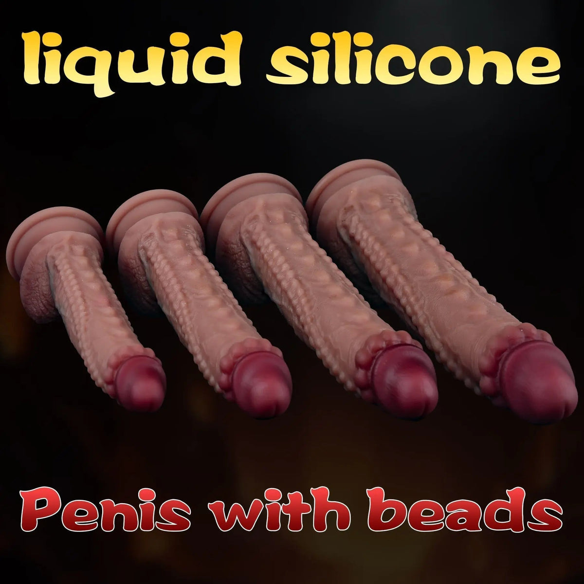Heat Fit – Wearable Heated Beaded Dildo with Suction Cup