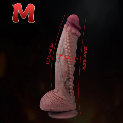 Heat Fit – Wearable Heated Beaded Dildo with Suction Cup