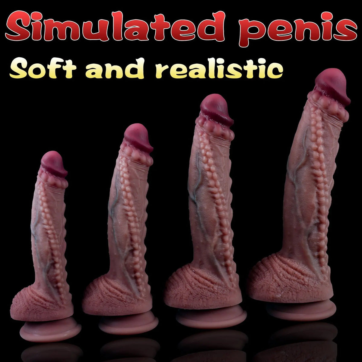 Heat Fit – Wearable Heated Beaded Dildo with Suction Cup