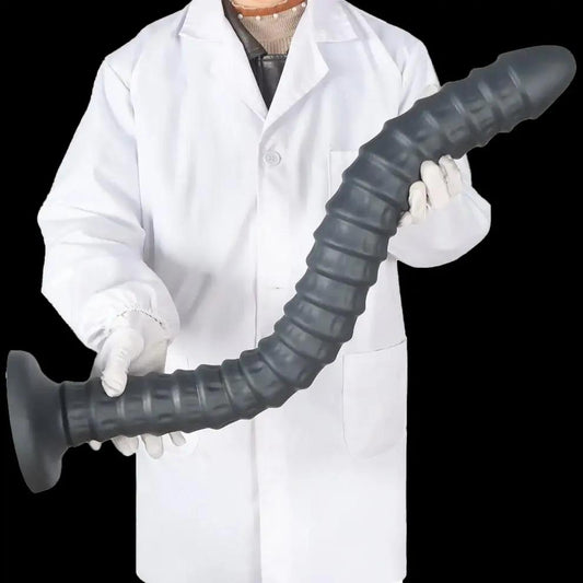 Huge Ribbed - Extra Size Long Dildo 5 Sizes