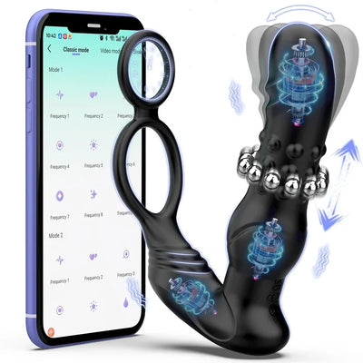 Rolling Beads - Rotating Prostate Massager