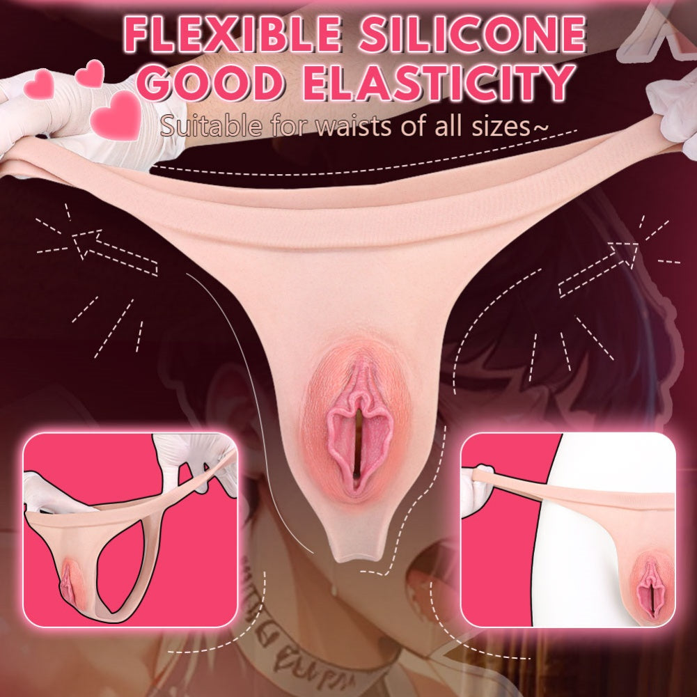 Realistic Wearable Silicone Vagina Pants