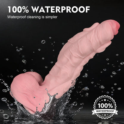 Xinghaoya Fantasy Dildo - Muscular Textured Realistic Silicone Dildo with Strong Suction Cup