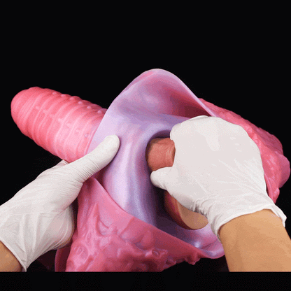 Fantasy Monster Silicone Sheath Underwear - Penis Sleeeve Extender Pant for Enhanced Size