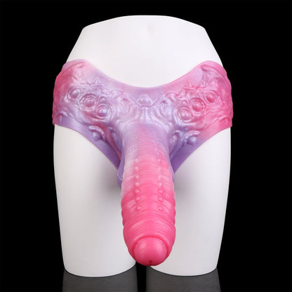 Fantasy Monster Silicone Sheath Underwear - Penis Sleeeve Extender Pant for Enhanced Size